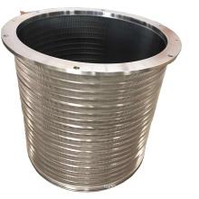 Headbox Pulping Paper Machine Stainless Steel Wedge Wire Basket